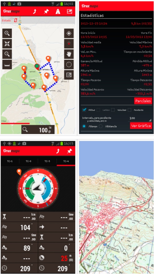 OruxMaps | App gratuita GPS montagna