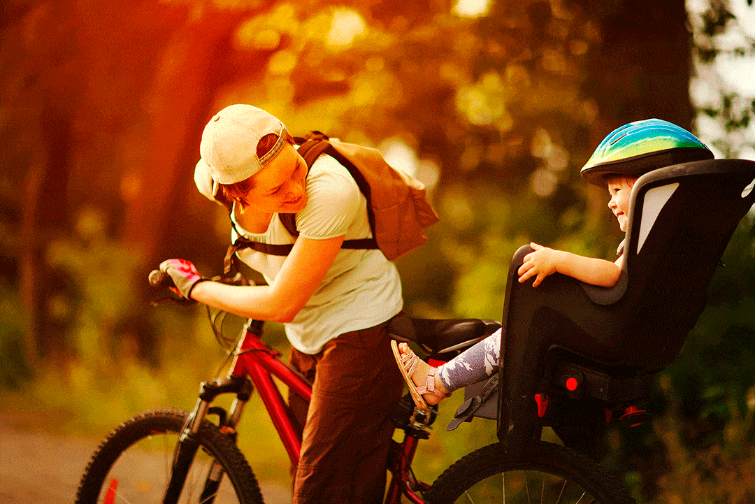 In bicicletta con i bambini: come organizzarsi 