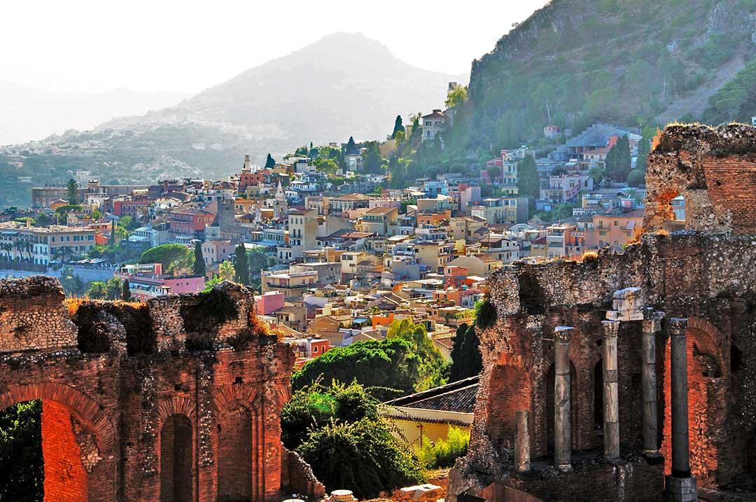 Panorama su Taormina