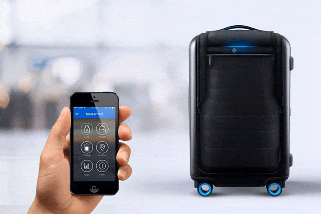 BlueSmart, il trolley intelligente che si controlla con un’app